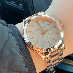 MICHEAL KORS rose gold watch